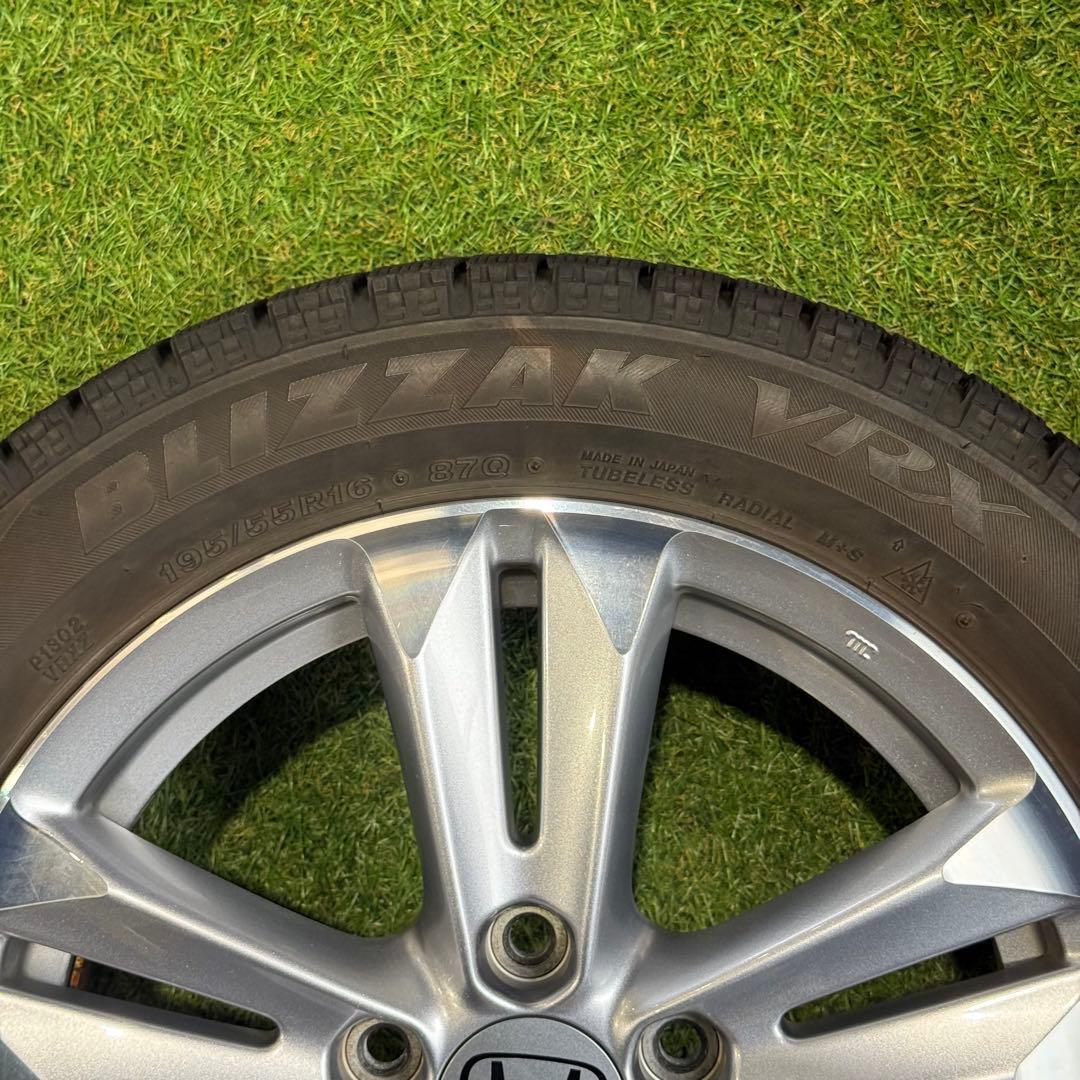 サ　4本送料込み　195/55R16 87Q CR-Z純正アルミ