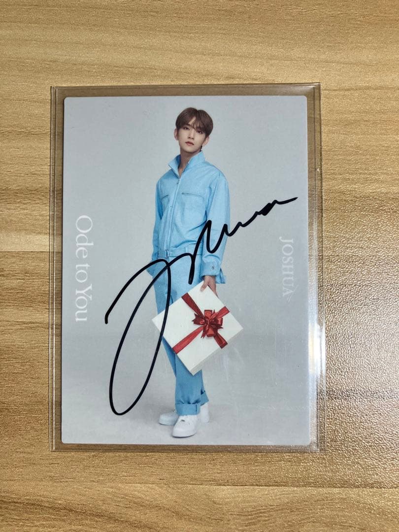SEVENTEEN ジョシュア 直筆サイントレカ 3枚セット