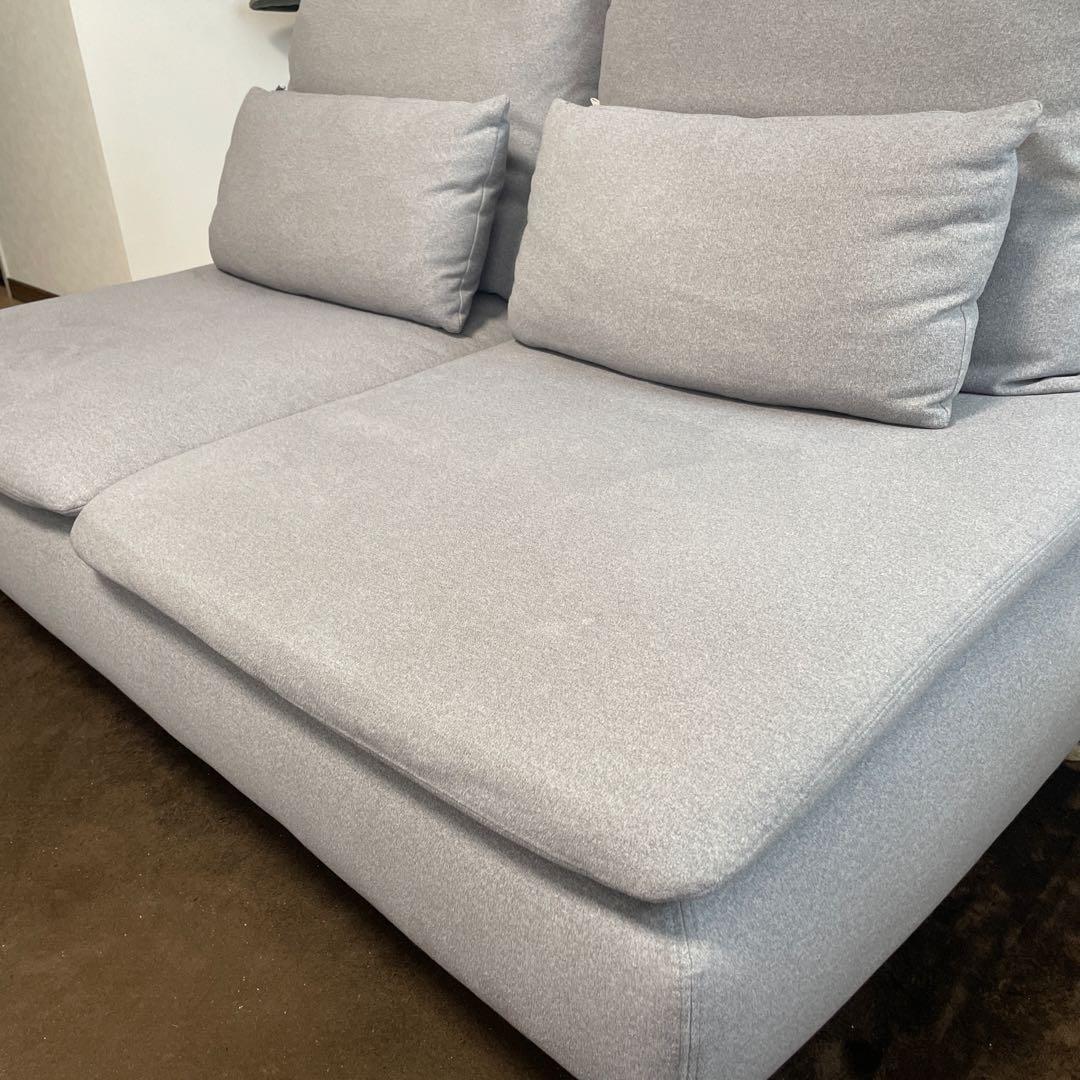 IKEA ソーデルハムンソファ ファスナー付きクッション