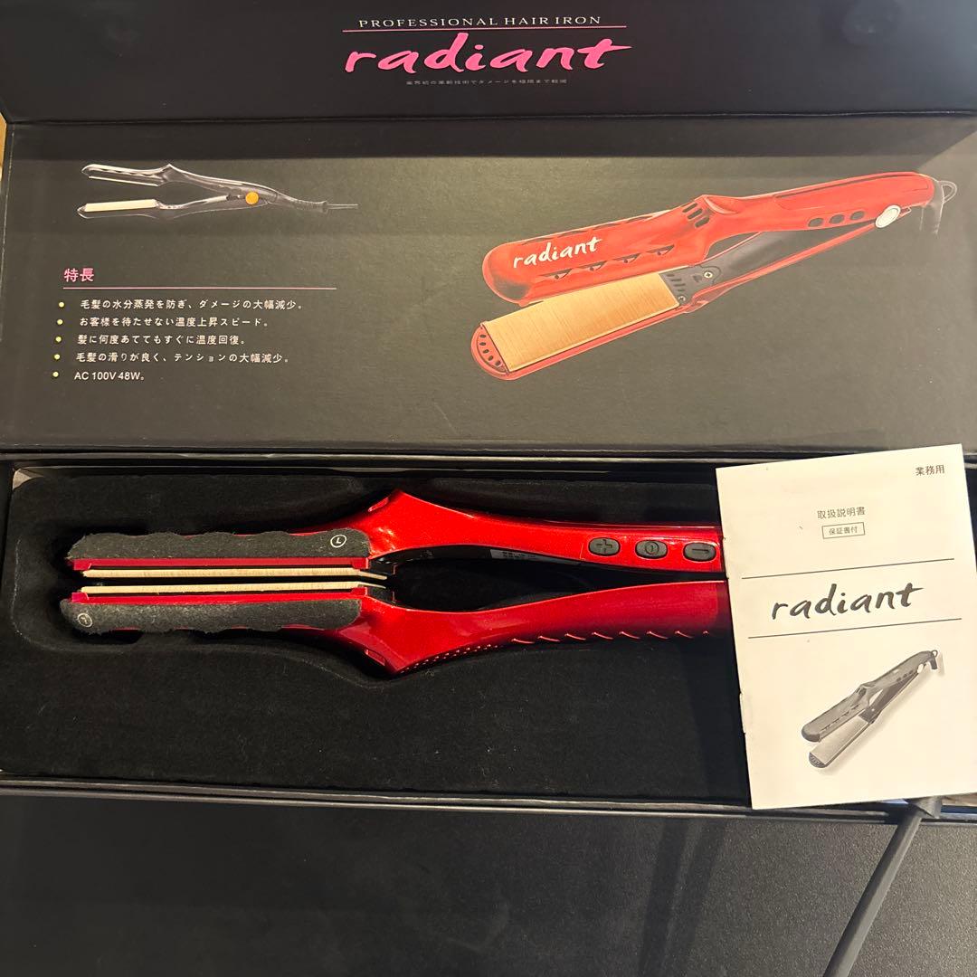 radiant 35mm LM-126 ワイド　プロフェッショナルヘアアイロン