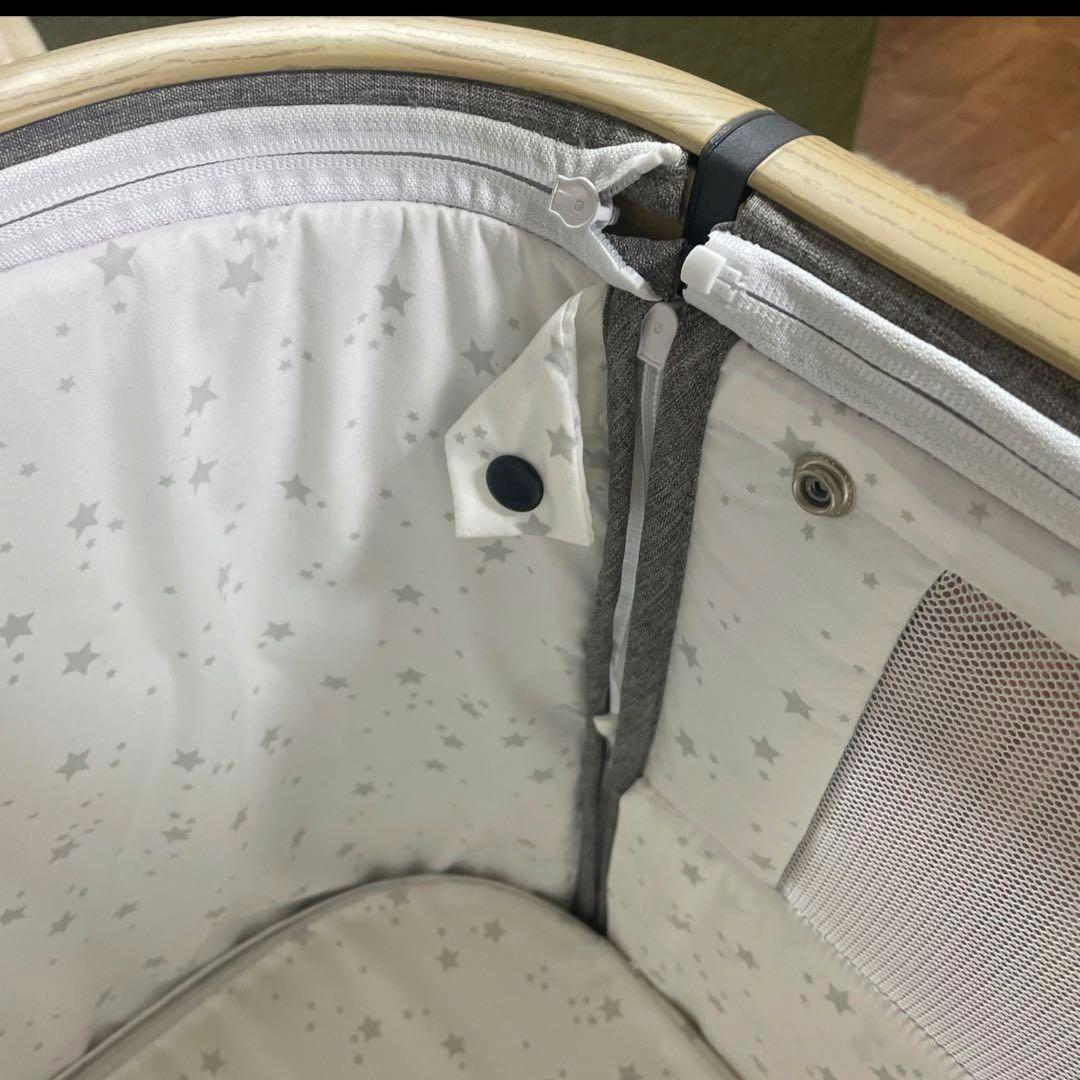 【目黒区直接引取可能】HZDMJ 2023年型ベビーベッド グレー