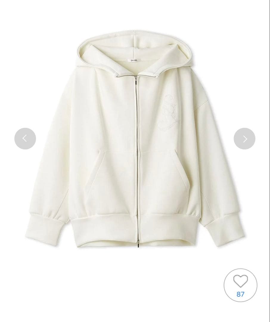 【タグ付き新品】スナイデル　エンブレムボンディングパーカー