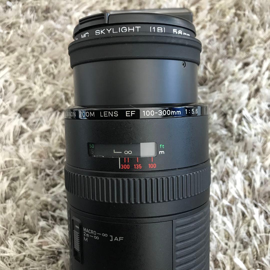 Canon EOS650 と　望遠レンズ　ストロボ