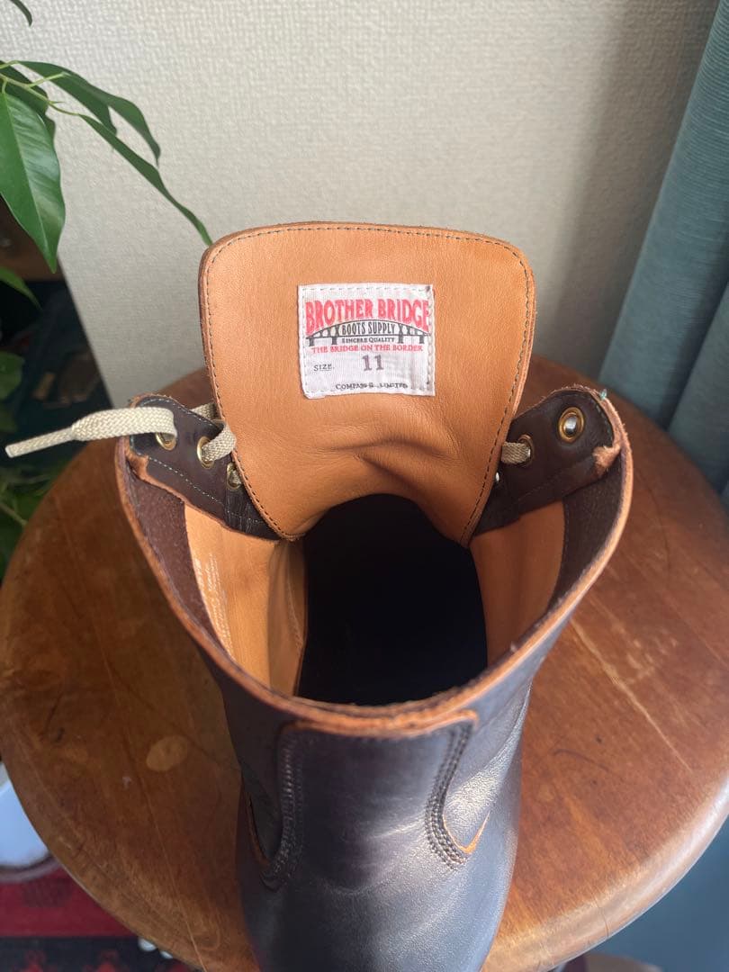 ブラザーブリッヂ ESCAPE エスケープ ホースハイド 馬革 茶芯 US11