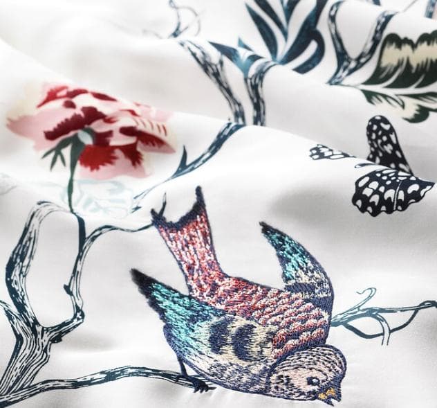 IKEA ボックスシーツ、 NATTJASMIN & JÄTTELILJA