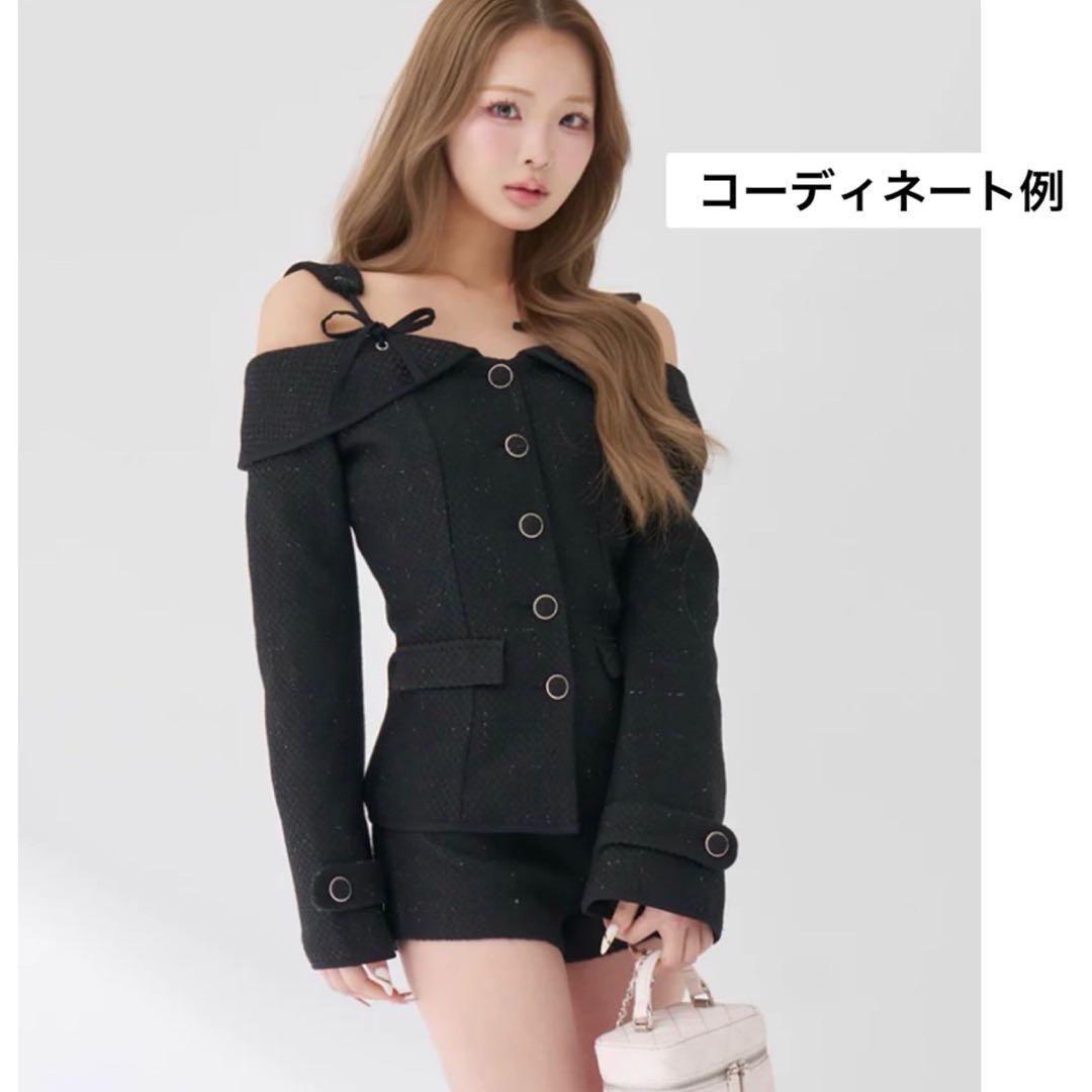 新品未開封 ダーリッチ darich ボンディングツイードショートパンツ　S