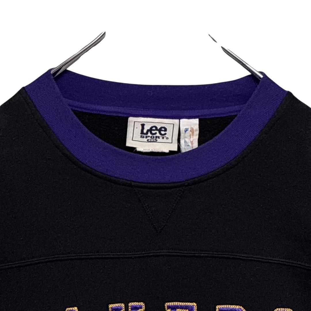 NBA レイカーズ Lee SPORT スウェット トレーナー 刺繍 黒 2XL
