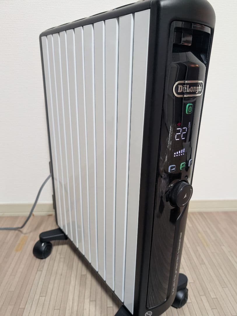 【美品】デロンギ　マルチダイナミックヒーター　MDHU15-BK リモコン付き