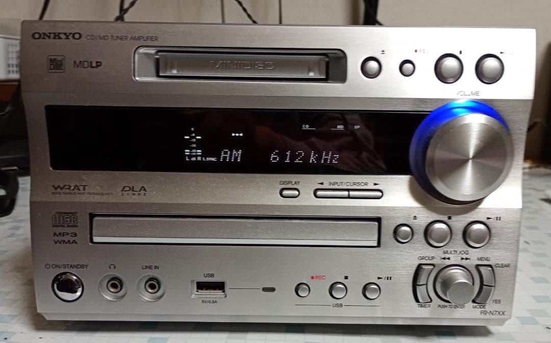 ONKYO オンキョー FR-N7XX CD/MD/USB コンポ 動作良好美品