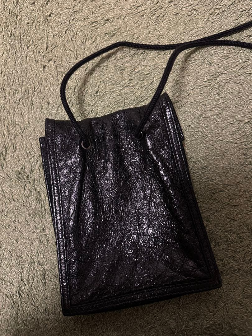 BALENCIAGA ブラックショルダーバッグ