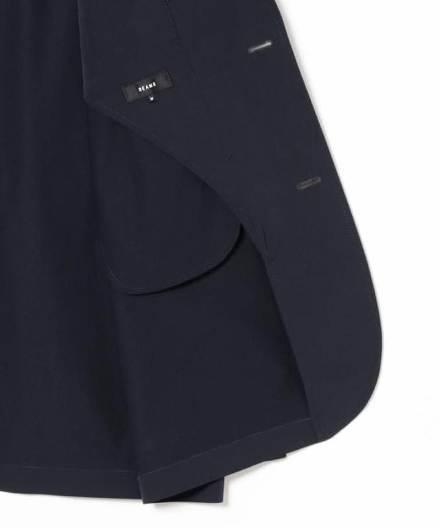 【年内1000円引き！】BEAMS 撥水テックブレザー ジャケット NAVY L