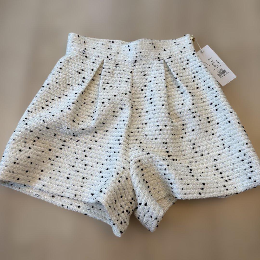 shellerツイードパンツ