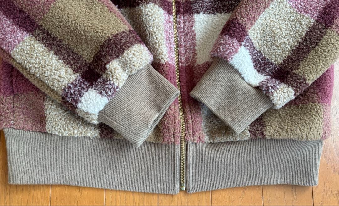 プルーレーベルクレストブリッジ❤︎ボアジャケットサイズ表記38 M