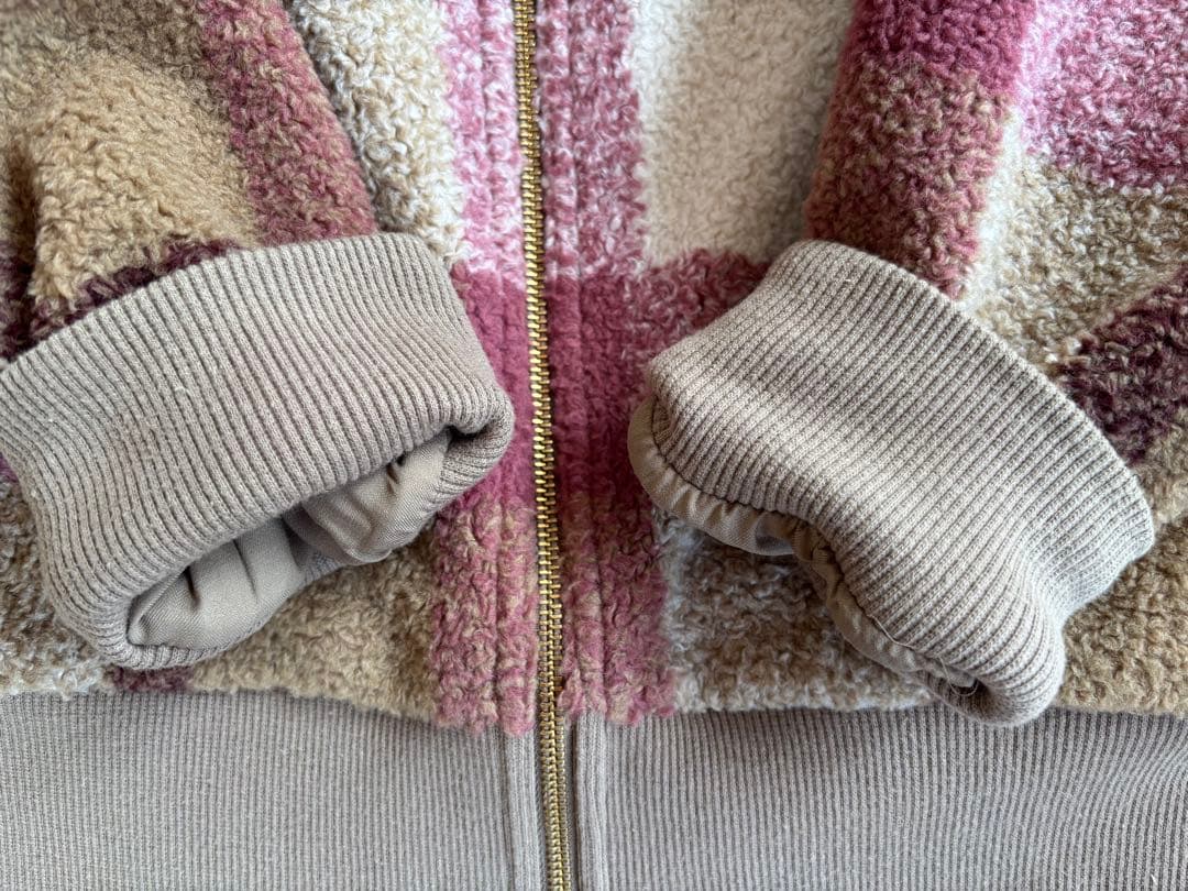 プルーレーベルクレストブリッジ❤︎ボアジャケットサイズ表記38 M