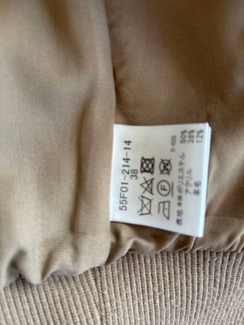 プルーレーベルクレストブリッジ❤︎ボアジャケットサイズ表記38 M