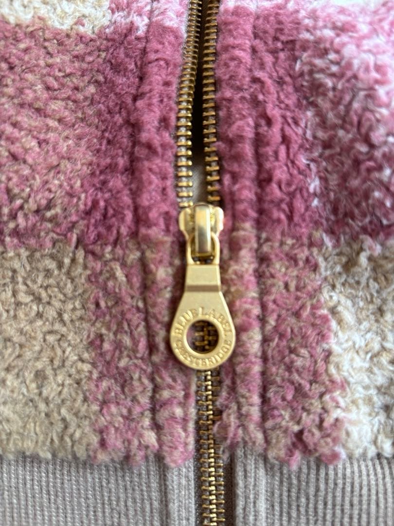 プルーレーベルクレストブリッジ❤︎ボアジャケットサイズ表記38 M