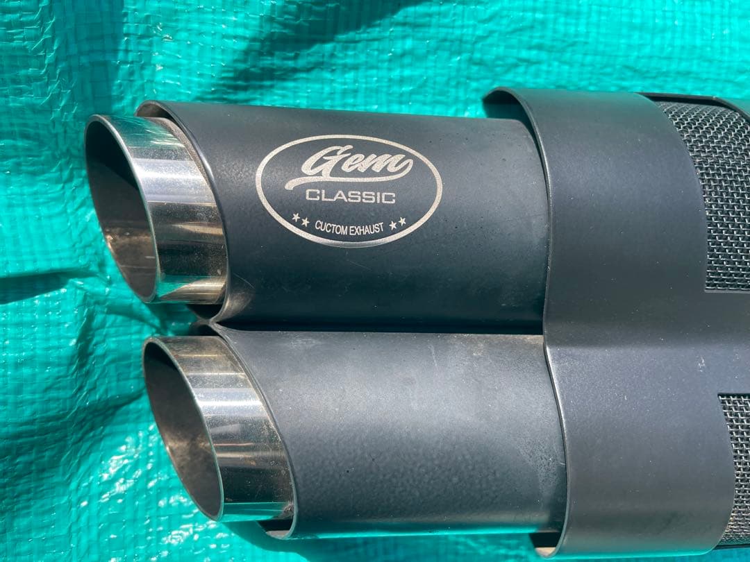 Gem Classic マフラーとサイドミラーセット
