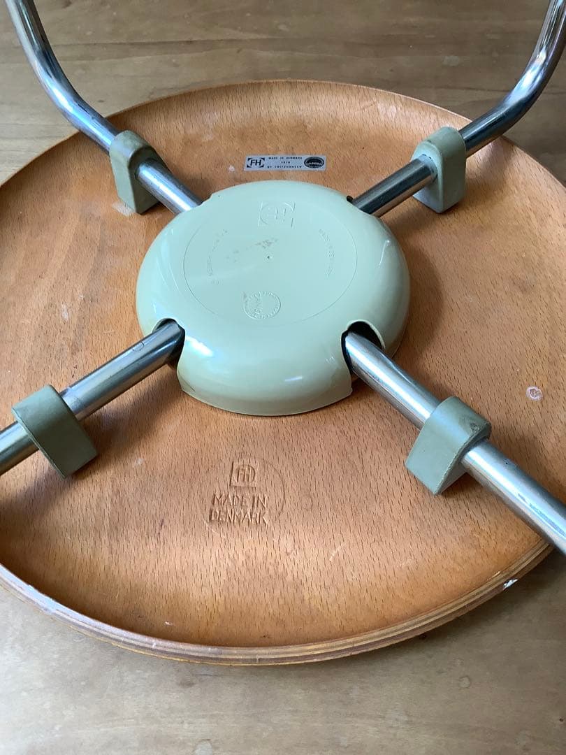 フリッツハンセン　ドットスツール　ヴィンテージ　チーク