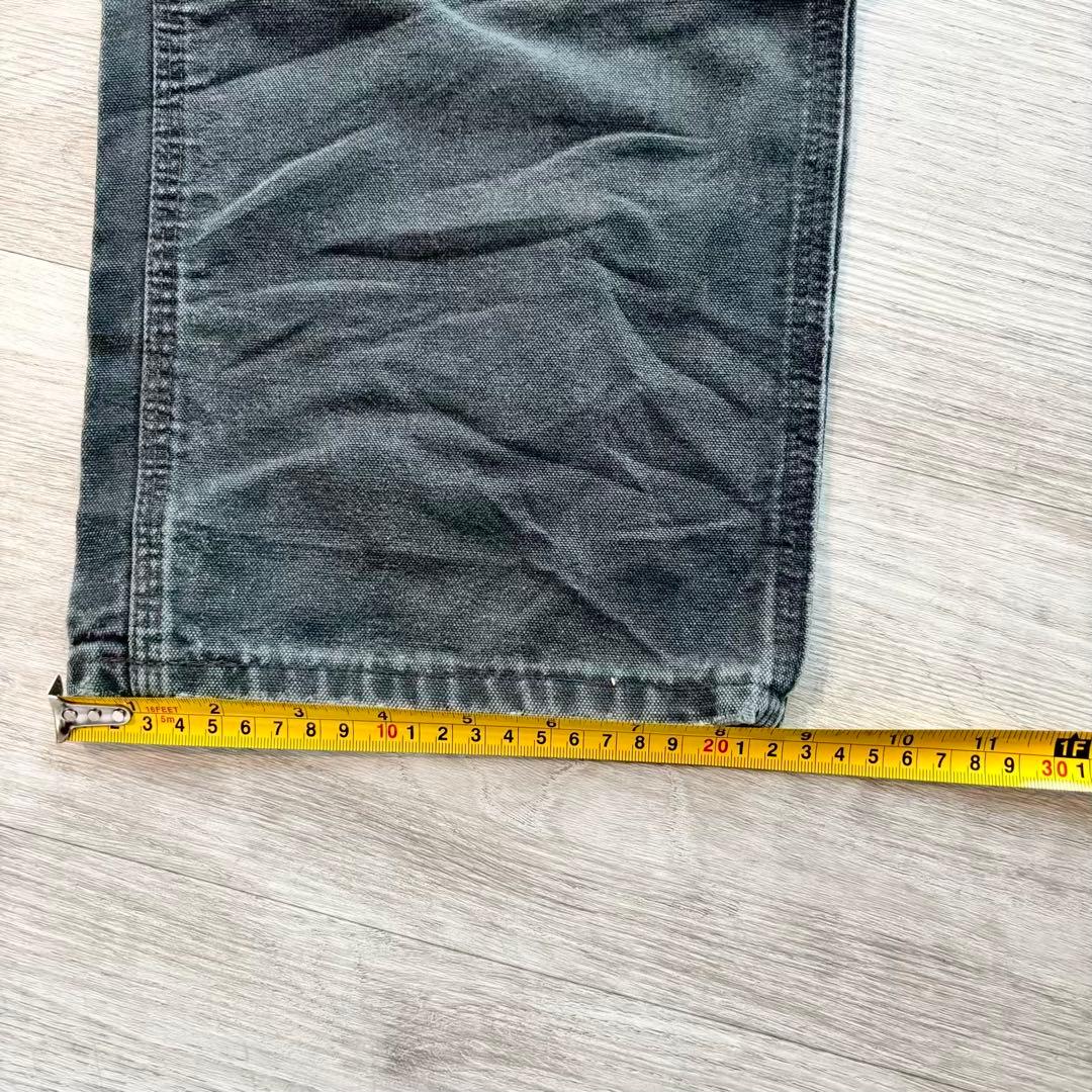 h*読様 【Carhartt】USA製B01 ダブルニー 炭黒フェード#483