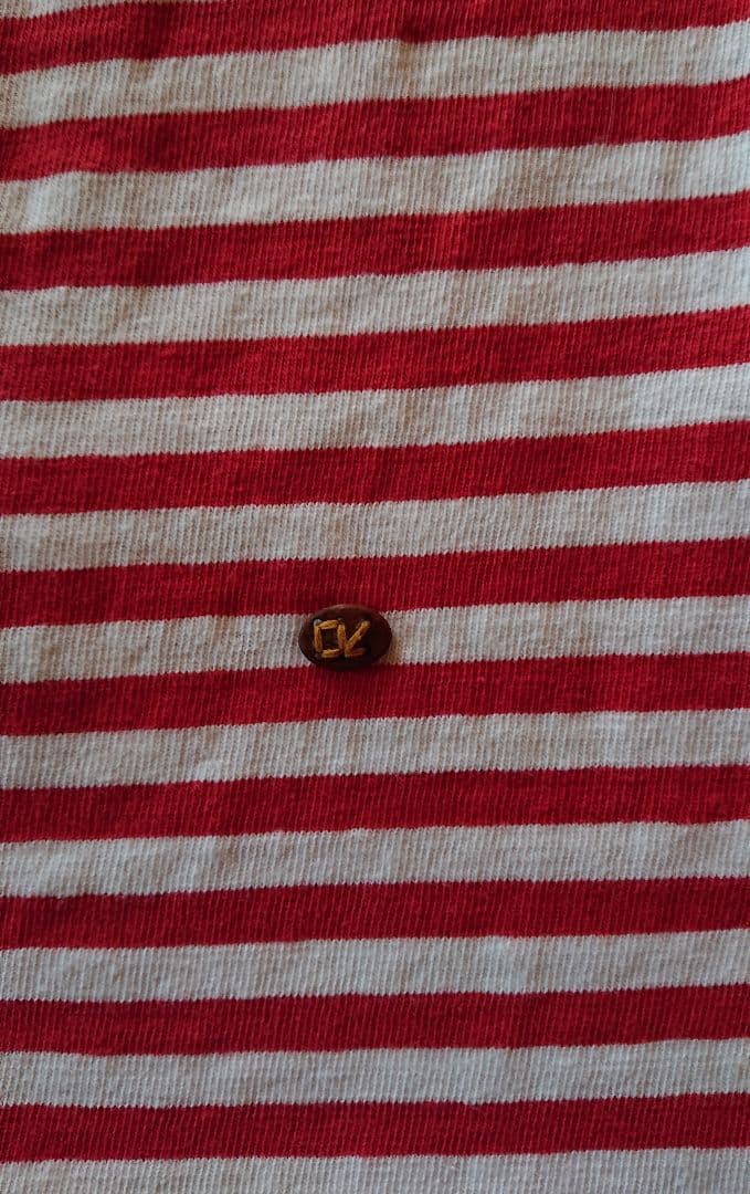 45R☆度詰めバスクボーダーの908オーシャンT/レッド♪