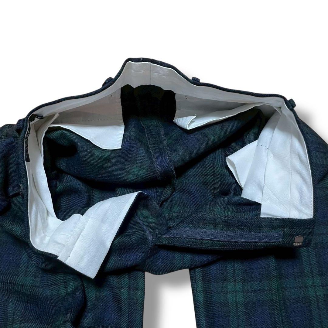 美品 ポロ ラルフローレン 160フォーマルセットアップスーツ 金ボタン 紺ブレ