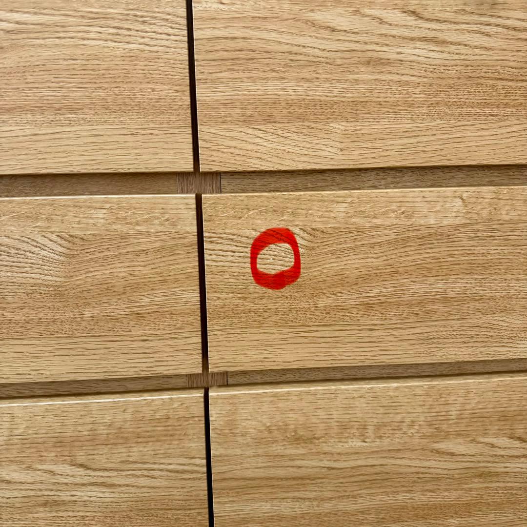 ニトリ　ローチェスト クエス120−４LC LBR 4段　使用1年