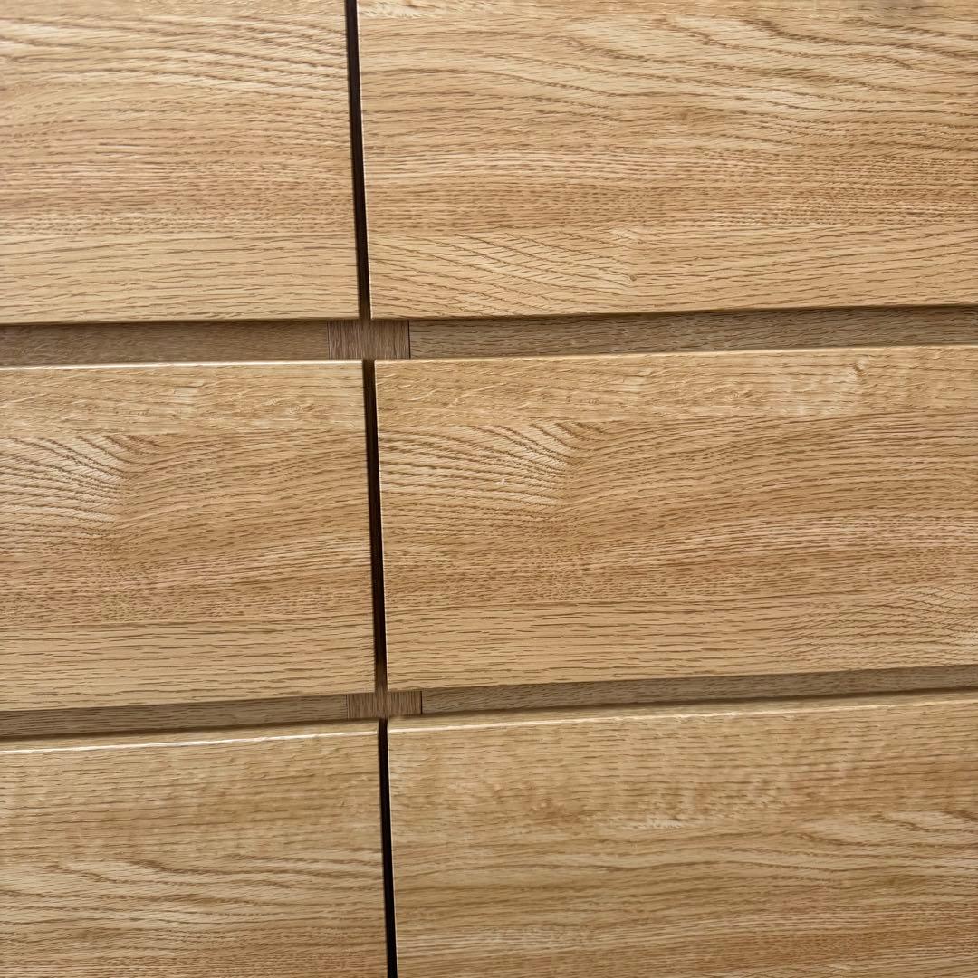 ニトリ　ローチェスト クエス120−４LC LBR 4段　使用1年