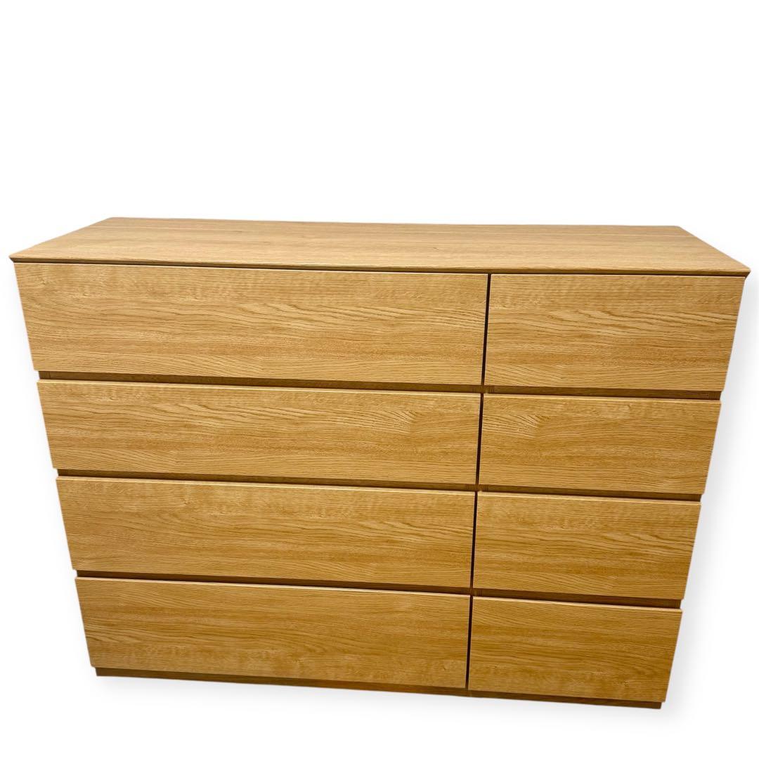 ニトリ　ローチェスト クエス120−４LC LBR 4段　使用1年