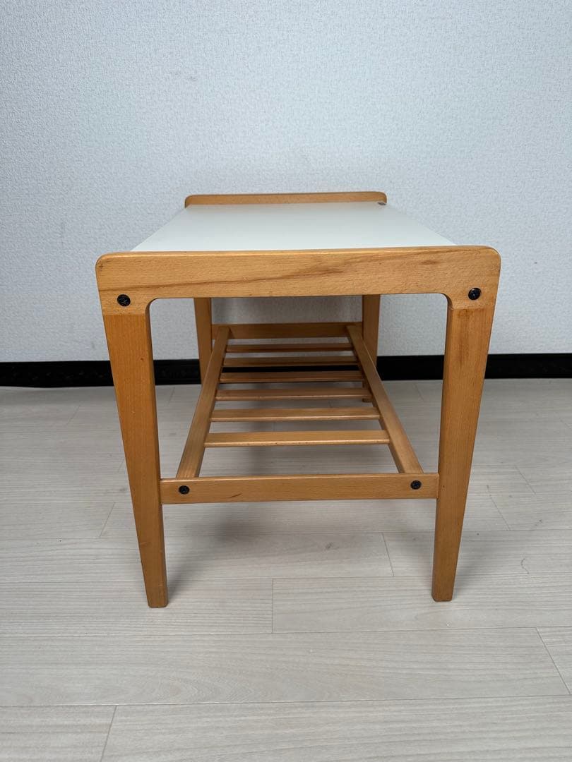 カリモク 白天板 サイドテーブル テーブル ビンテージ レトロ ※i4※