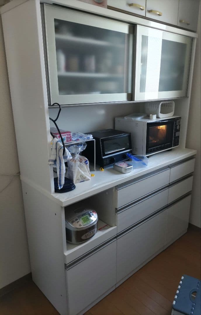 ニトリ ホワイト 食器棚