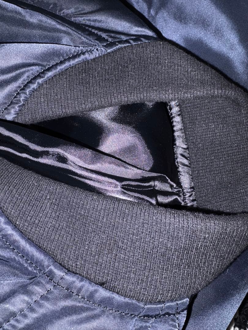 ジャーナルスタンダードラックス　ナイロンナカワタミリタリーリブコート