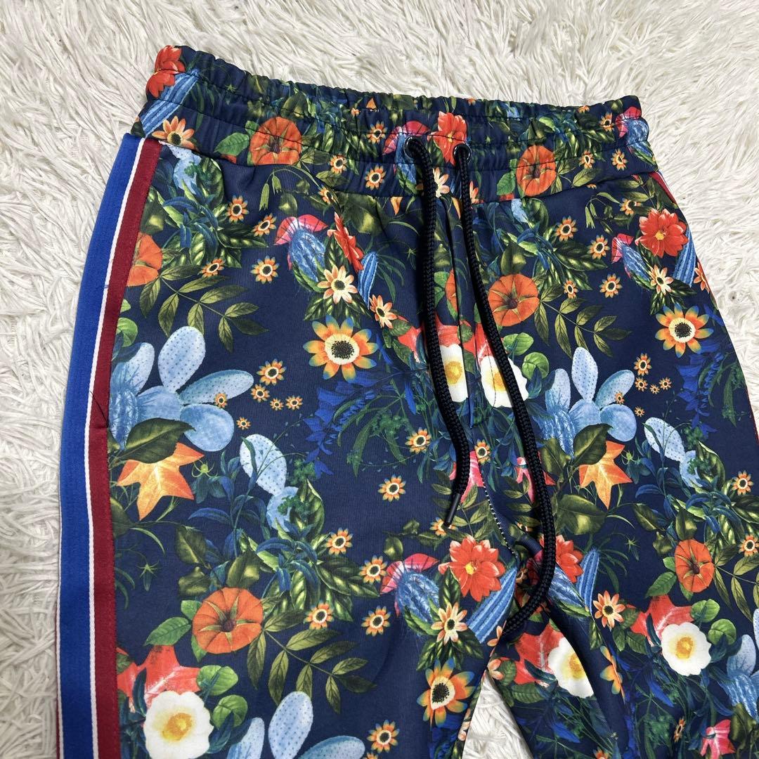 ZARA ザラ　花柄　総柄　ボタニカル　トラックジャケット　パンツ　セットアップ