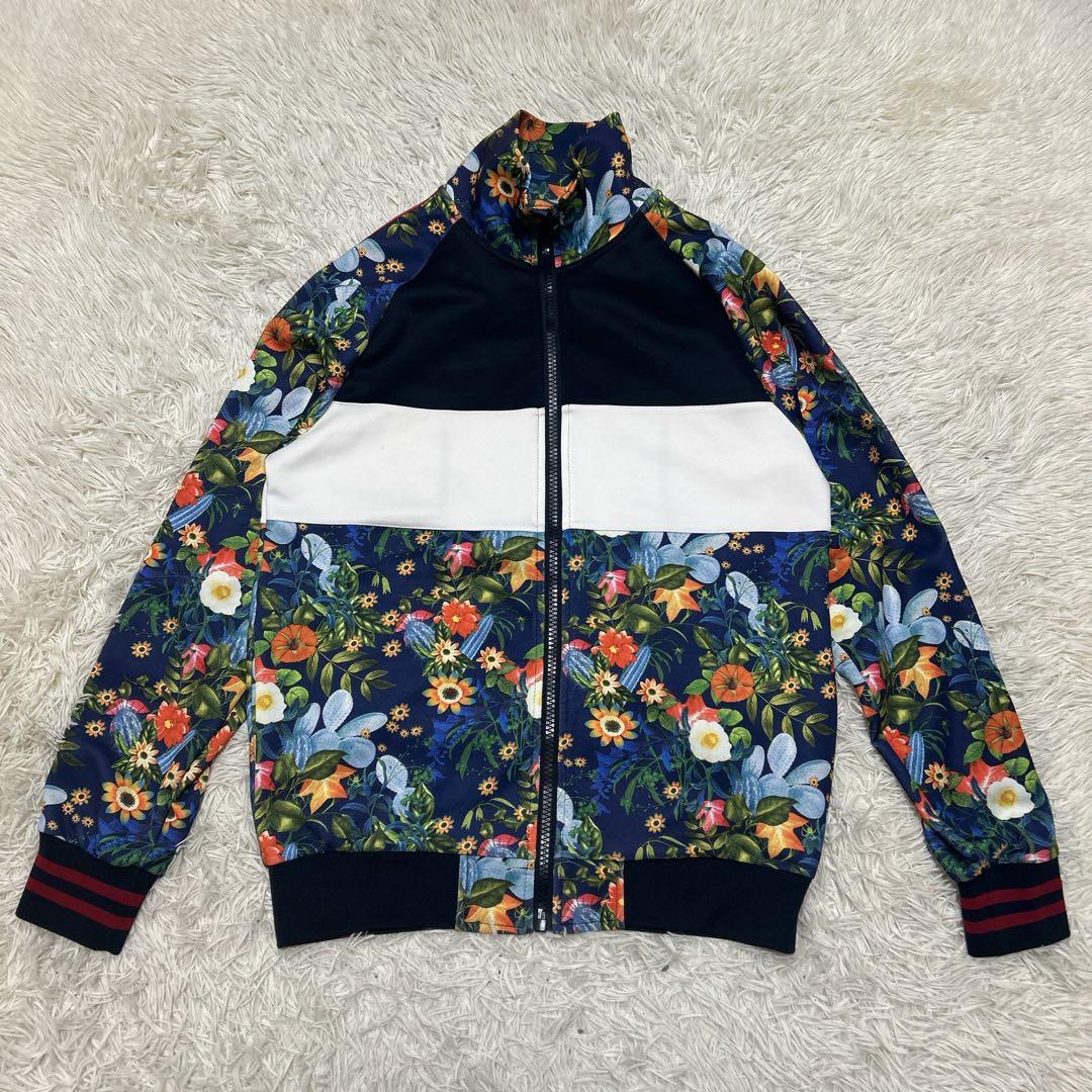 ZARA ザラ　花柄　総柄　ボタニカル　トラックジャケット　パンツ　セットアップ
