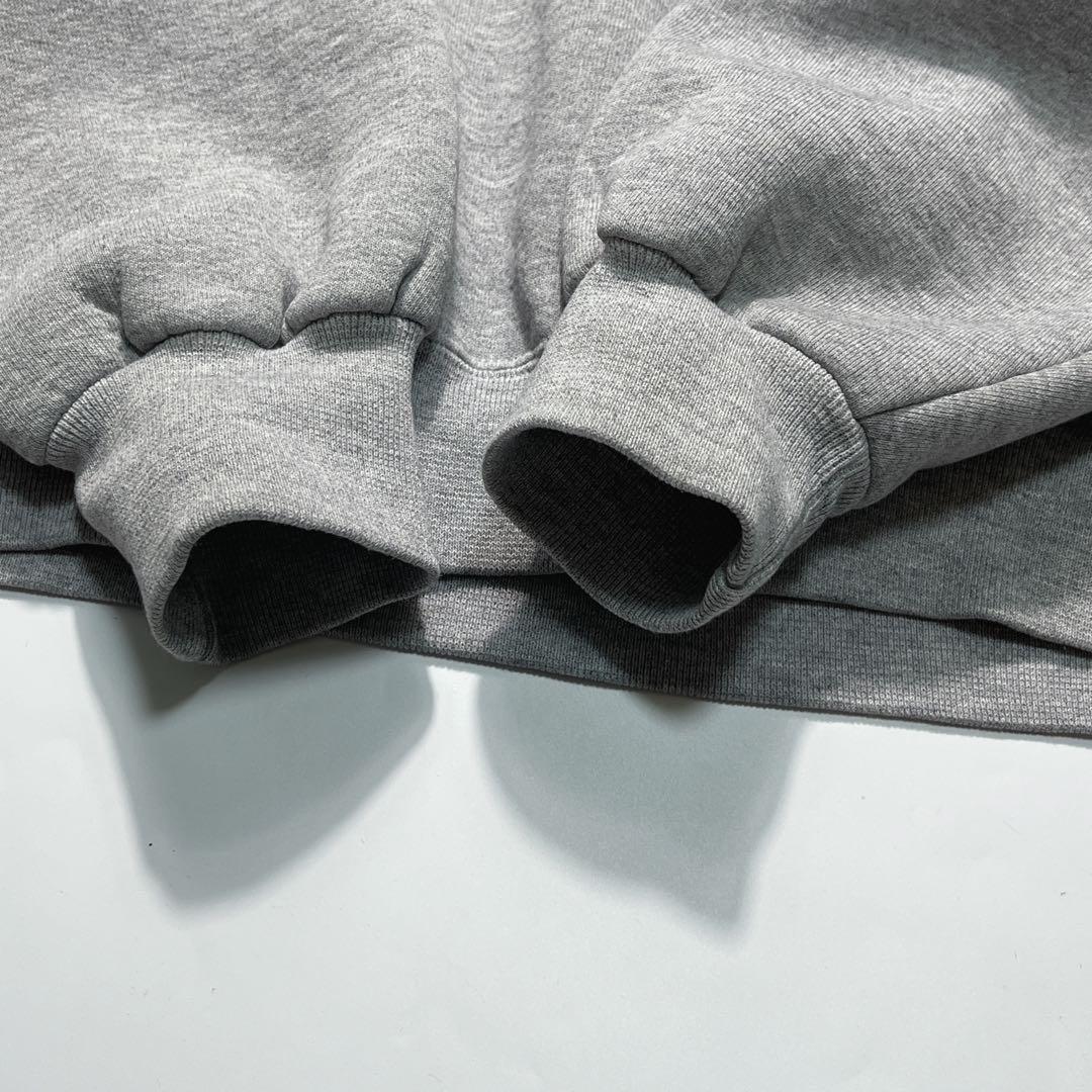 90s ラッセル USA製 スウェット L グレー 無地 タートルネック7677