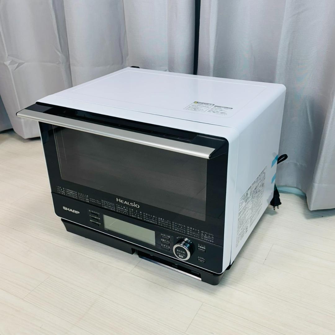未使用 シャープ ウォーターオーブンレンジ ヘルシオ AX-XJ1-W 30L