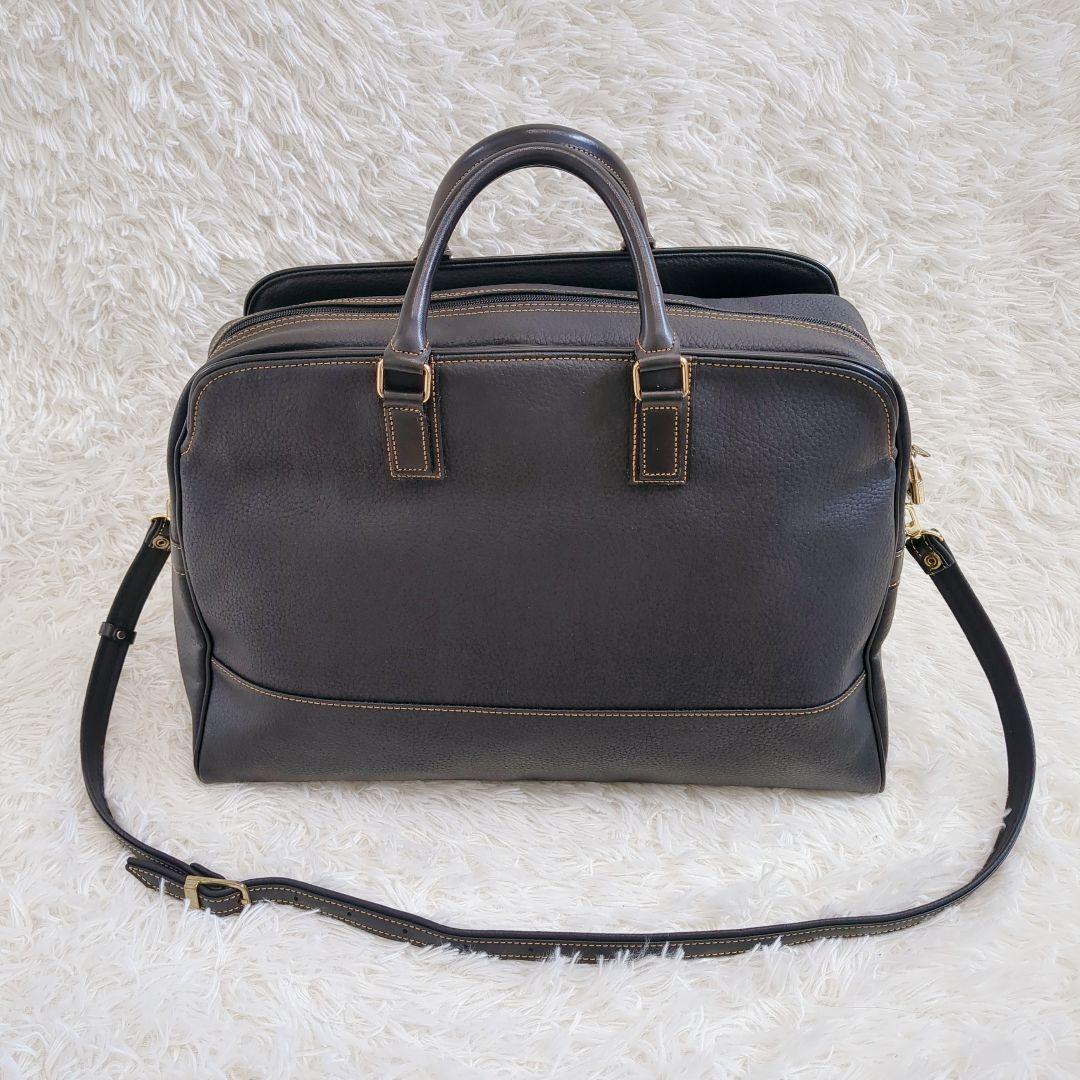 美品✨️豊岡鞄　ボストンバッグ　2way　レザー　ブラック　ショルダーバッグ