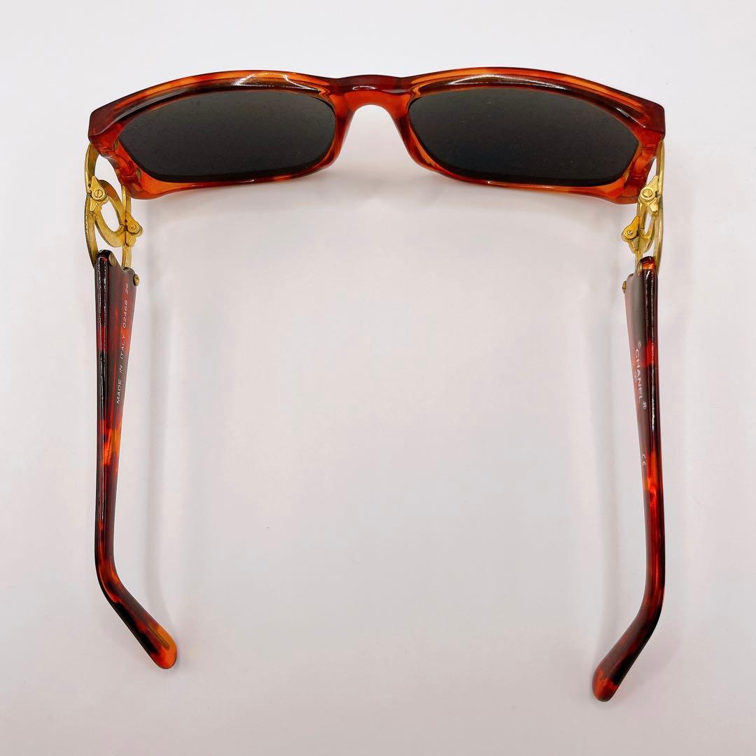 シャネル サングラス ココマーク 02466 べっ甲調　ブラウン　レディース