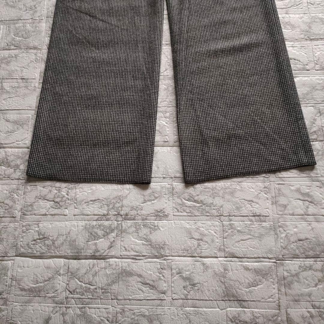 【新品・タグ付】MARGARET HOWELL　チェック柄　起毛　2タックパンツ