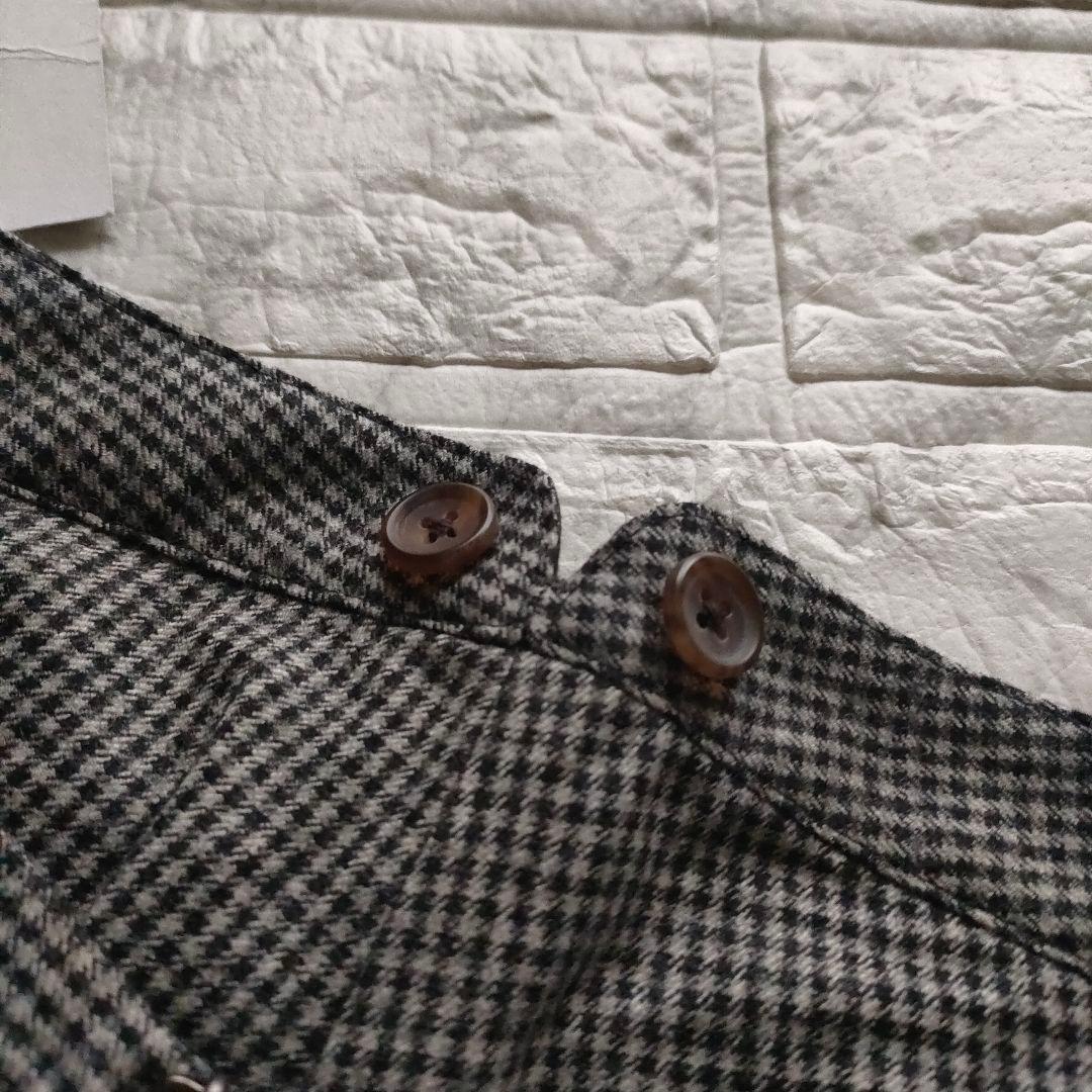 【新品・タグ付】MARGARET HOWELL　チェック柄　起毛　2タックパンツ