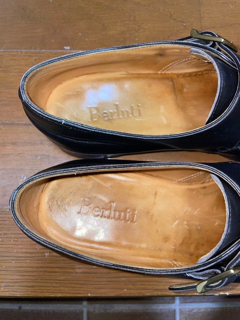 ベルルッティ　Berluti 黒 モンクストラップシューズ