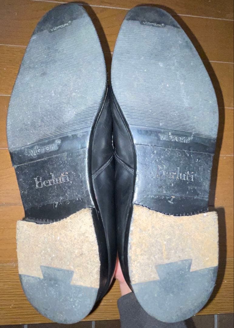 ベルルッティ　Berluti 黒 モンクストラップシューズ