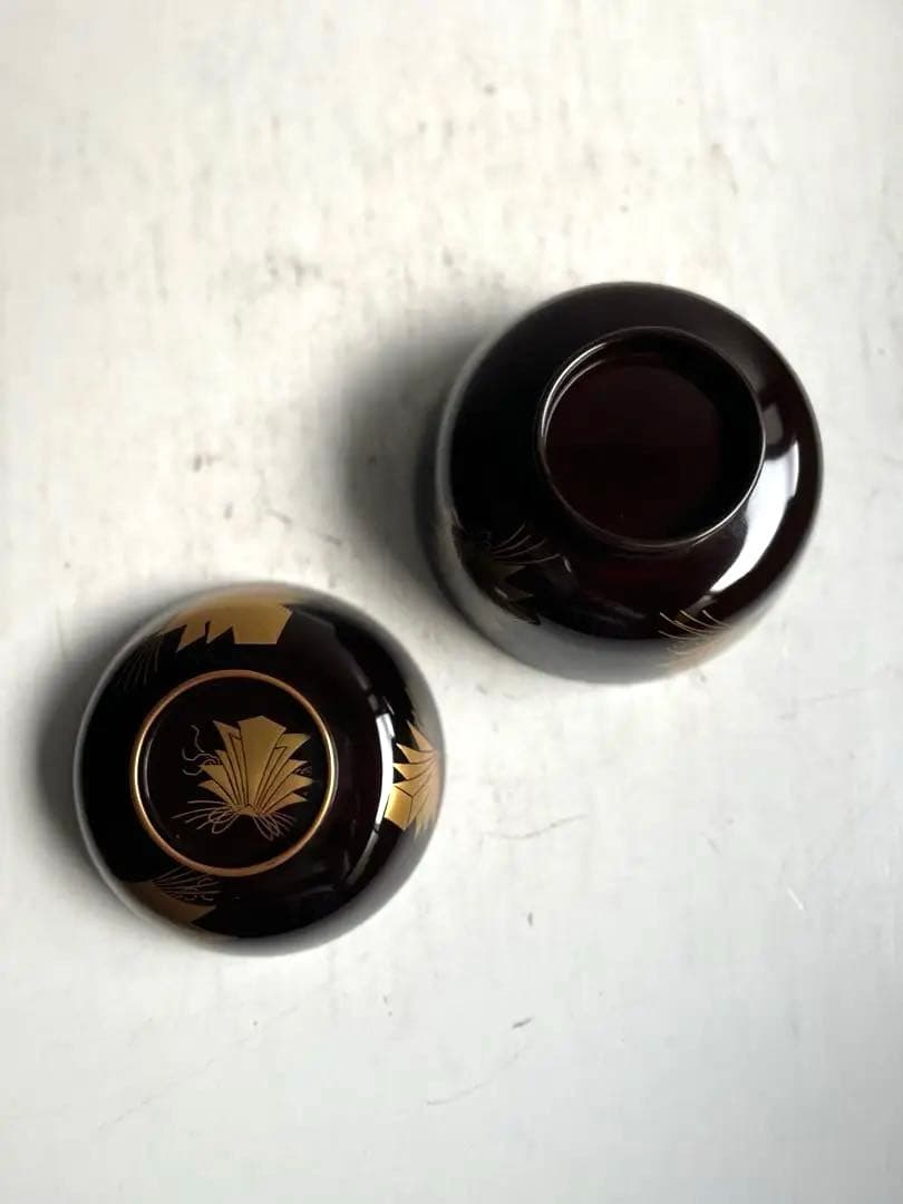 【うさぎ様リクエスト】256 骨董 熨斗紋様吸物椀 4客.419〜2客おまとめ