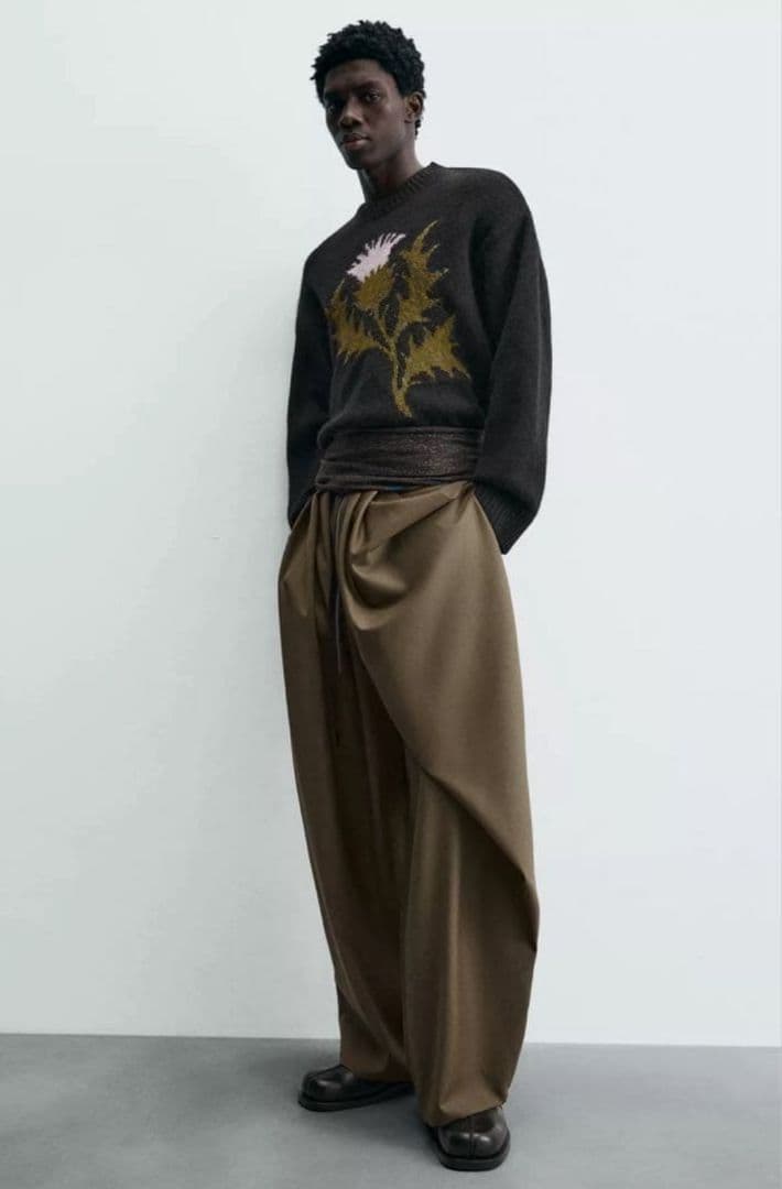 【完売品】ZARA LIMITED EDITION ドレープクロスパンツ