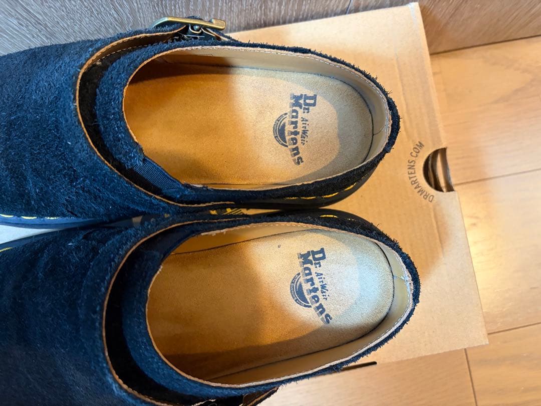 Dr. Martens ブラック サンダル ミュール isham【US7.5】
