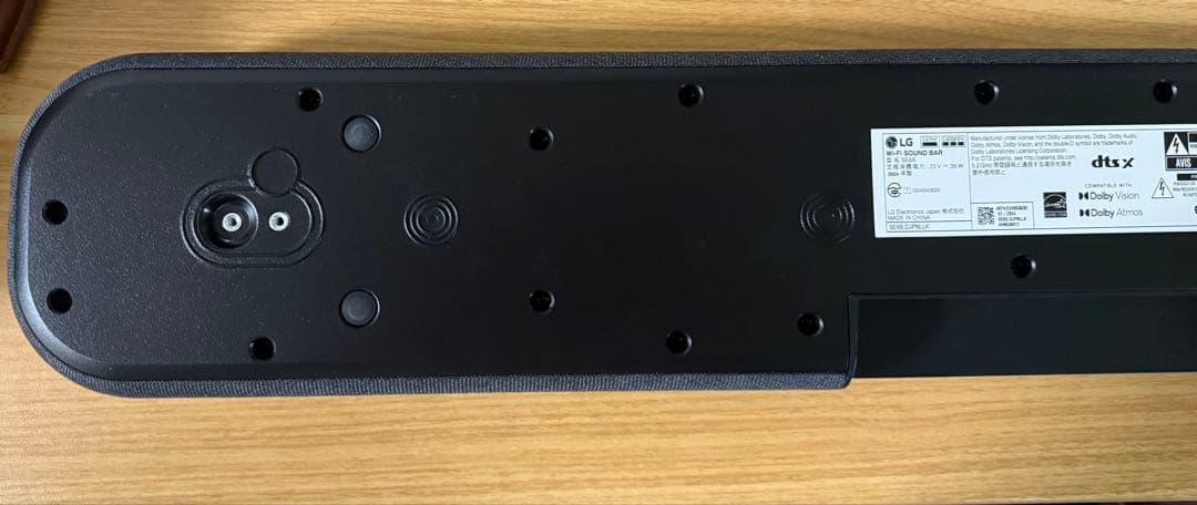 サウンドバー LG SE6S 4K120Hz パススルー AirPlay