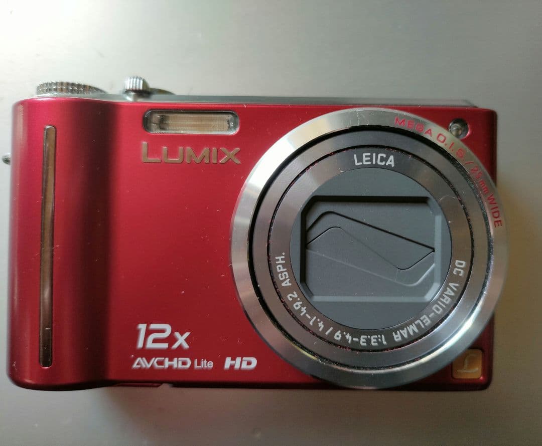 Panasonic DMC-TZ7 レッド 12倍ズーム