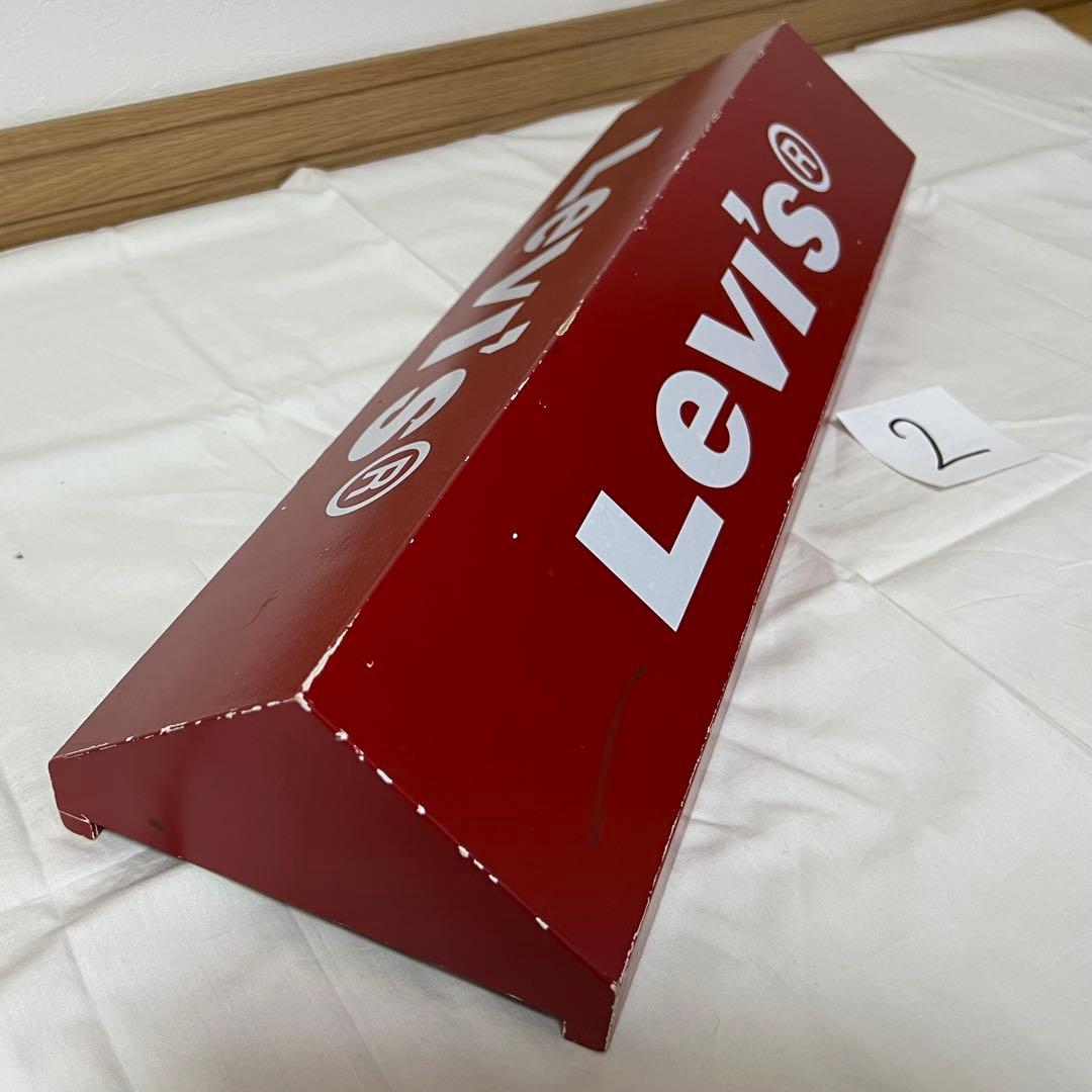 Levi's 販促用 看板 2 リーバイス 非売品 レア 卓上サイン