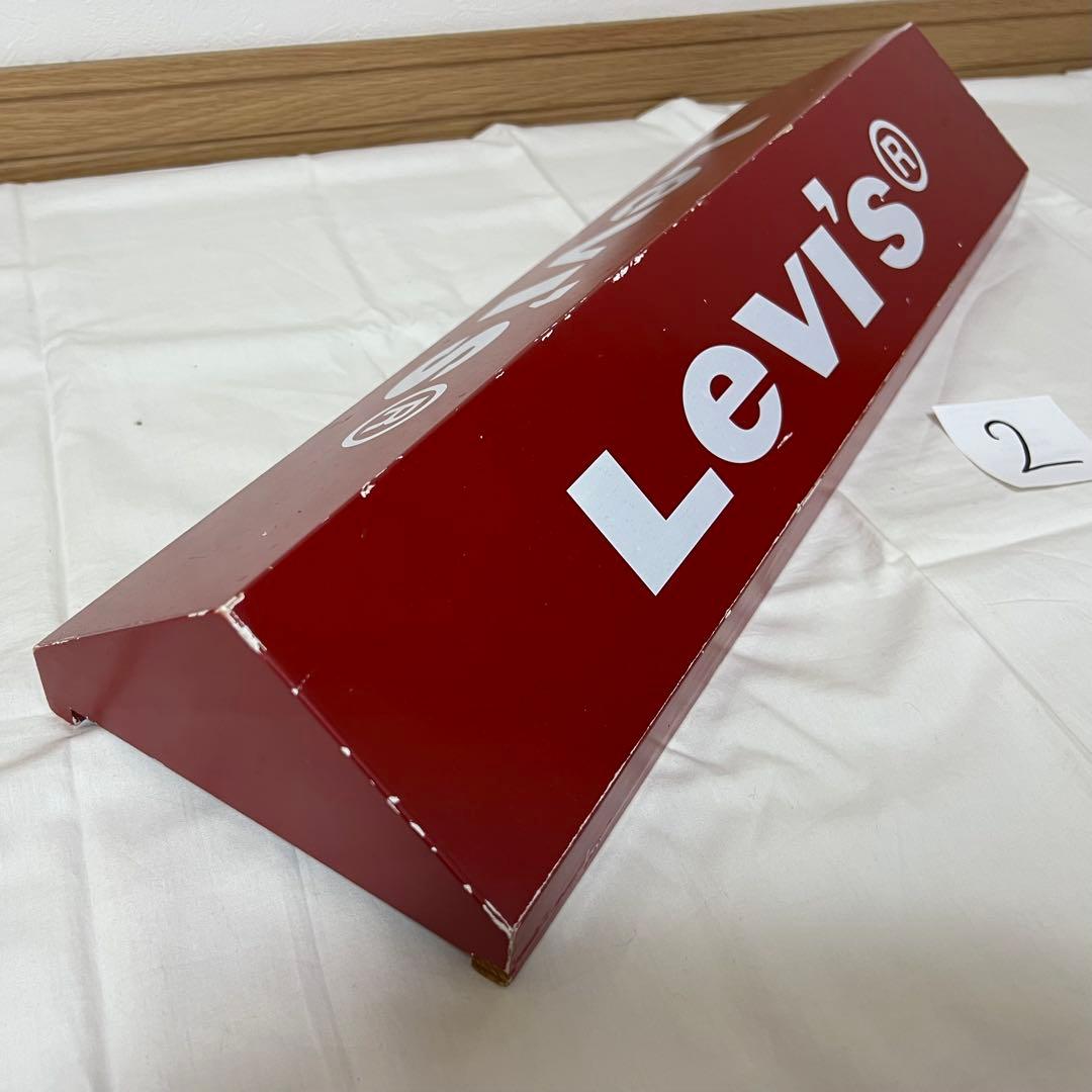Levi's 販促用 看板 2 リーバイス 非売品 レア 卓上サイン