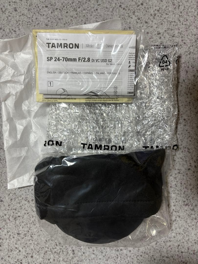 レンズ(ズーム) TAMRONSP24-70mmF/2.8DI VC USDG2