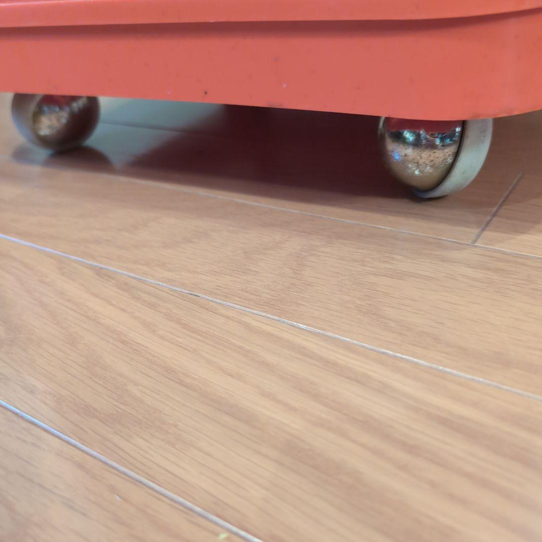 レトロポップ 収納ボックス コーラルカラー 3段